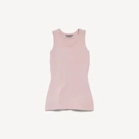 Camisola sem mangas para mulher em rosa empoeirado