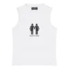 Camisola sem mangas Pride 22 «Branco Preto» 698102TMVO40904
