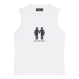 Camisola sem mangas Pride 22 «Branco Preto» 698102TMVO40904