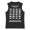 Camisola sem mangas Pride 22 «Preto Branco» 698102TMVO41070
