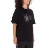 Camisola unissexo com estampado de Paris, gola redonda, preta 594599TGV661000