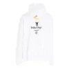 Camisola unissexo com logótipo oversize Branca 620973TIV459040