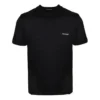 Camisola unissexo com logótipo pequeno, gola redonda e manga curta, preta 556151TYK281000
