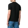 Camisola unissexo com logótipo pequeno, gola redonda e manga curta, preta 556151TYK281000