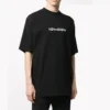 Camisola unissexo de manga curta com logótipo clássico, tamanho grande, preta 620941TIV501070