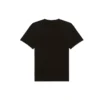Camisola unissexo de manga curta, corte largo, com logótipo retro e impressão de retrato de banda, preta 612966TIVA11000