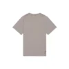 Camisola unissexo de manga curta, estilo retro clássico, com logótipo desfocado e aberturas, cinzenta 661705TKVD58174