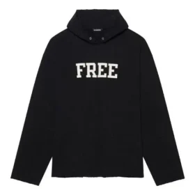 Camisola unissexo FW21 com impressão de letras à escolha, preta 661711TKVD41070
