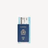 Carteira comprida para passaporte de homem com 1 bilhete, em azul passaporte