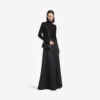 Carteira feminina em forma de Hourglass com corrente, em preto Carteira feminina em forma de Hourglass com corrente, em preto