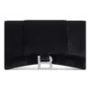 Carteira Hourglass em jersey aveludado com corrente «Preto» 6560502AAPT1000