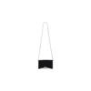 Carteira Hourglass em jersey aveludado com corrente «Preto» 6560502AAPT1000