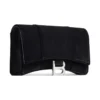 Carteira Hourglass em jersey aveludado com corrente «Preto» 6560502AAPT1000