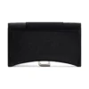 Carteira Hourglass em jersey aveludado com corrente «Preto» 6560502AAPT1000