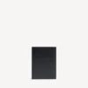 Carteira masculina Monaco vertical com dobras duplas em preto