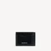 Carteira masculina vertical com duas dobras, modelo «Superbusy», em preto