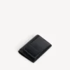 Carteira masculina vertical com duas dobras, modelo «Superbusy», em preto