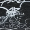 Carteira quadrada dobrável com grafite «Preto Branco» 594549210LH1090