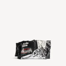 Carteira tipo clutch «Chips» em preto