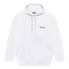 Casaco com capuz Balenciaga para homem, casual, 100% algodão, branco 570811TJV859040