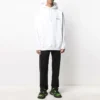 Casaco com capuz Balenciaga para homem, casual, 100% algodão, branco 570811TJV859040