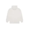 Casaco com capuz de manga comprida para homem Balenciaga FW21 com logótipo e estampado alfabético, branco cremoso 570811TIV552970