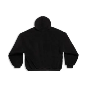 Casaco com capuz e fecho de correr Oversized «Black» 768694TKQ261000