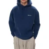 Casaco com capuz e mangas compridas para homem da Balenciaga, versão larga, com forro polar, azul 570811TJV854866