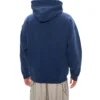 Casaco com capuz e mangas compridas para homem da Balenciaga, versão larga, com forro polar, azul 570811TJV854866