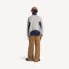 Casaco de malha com fecho para homem da marca Bodies em cinzento/azul-marinho
