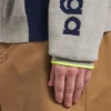 Casaco de malha com fecho para homem da marca Bodies em cinzento/azul-marinho