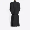 Casaco xadrez Buffalo com bordas em bruto, oversized «Preto Branco» 704487TMU181070