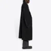 Casaco xadrez Buffalo com bordas em bruto, oversized «Preto Branco» 704487TMU181070
