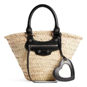 Cesto pequeno Le Cagole «Beige Black» 7710652AAVE9260