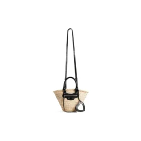 Cesto pequeno Le Cagole «Beige Black» 7710652AAVE9260