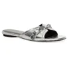 Chinelos Cagole Metallic «Silver Black» 694342WBDK38018