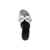 Chinelos Cagole Metallic «Silver Black» 694342WBDK38018