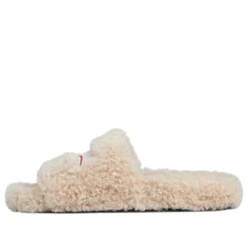Chinelos com pelo “Beige” 654261W2DO19796