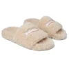 Chinelos com pelo “Beige” 654261W2DO19796
