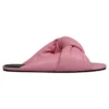 Chinelos de couro com caimento solto «Rosa» 636576WA2M05048