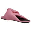 Chinelos de couro com caimento solto «Rosa» 636576WA2M05048