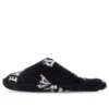 Chinelos de pelúcia «Allover Logo – Preto» 699675W2B411090