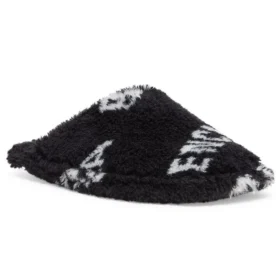 Chinelos de pelúcia «Allover Logo – Preto» 699675W2B411090