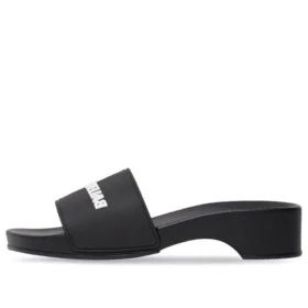 Chinelos Logo Pool Clog “Black Rubber” 707094W1S9M1090