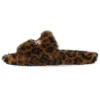 Chinelos peludos «Leopardo» 654261W2F119634