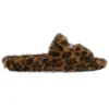 Chinelos peludos «Leopardo» 654261W2F119634