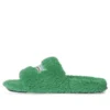 Chinelos peludos «Verde» 654747W2DO13096