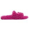 Cidades Paris Chinelos peludos «Pink» 654261W2DO25301