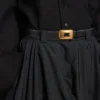 Cinto «Clicca» para mulher em preto