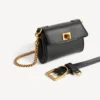 Cinto Rodeo para mulher com bolsa, em preto